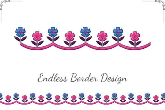 Cute Floral Border